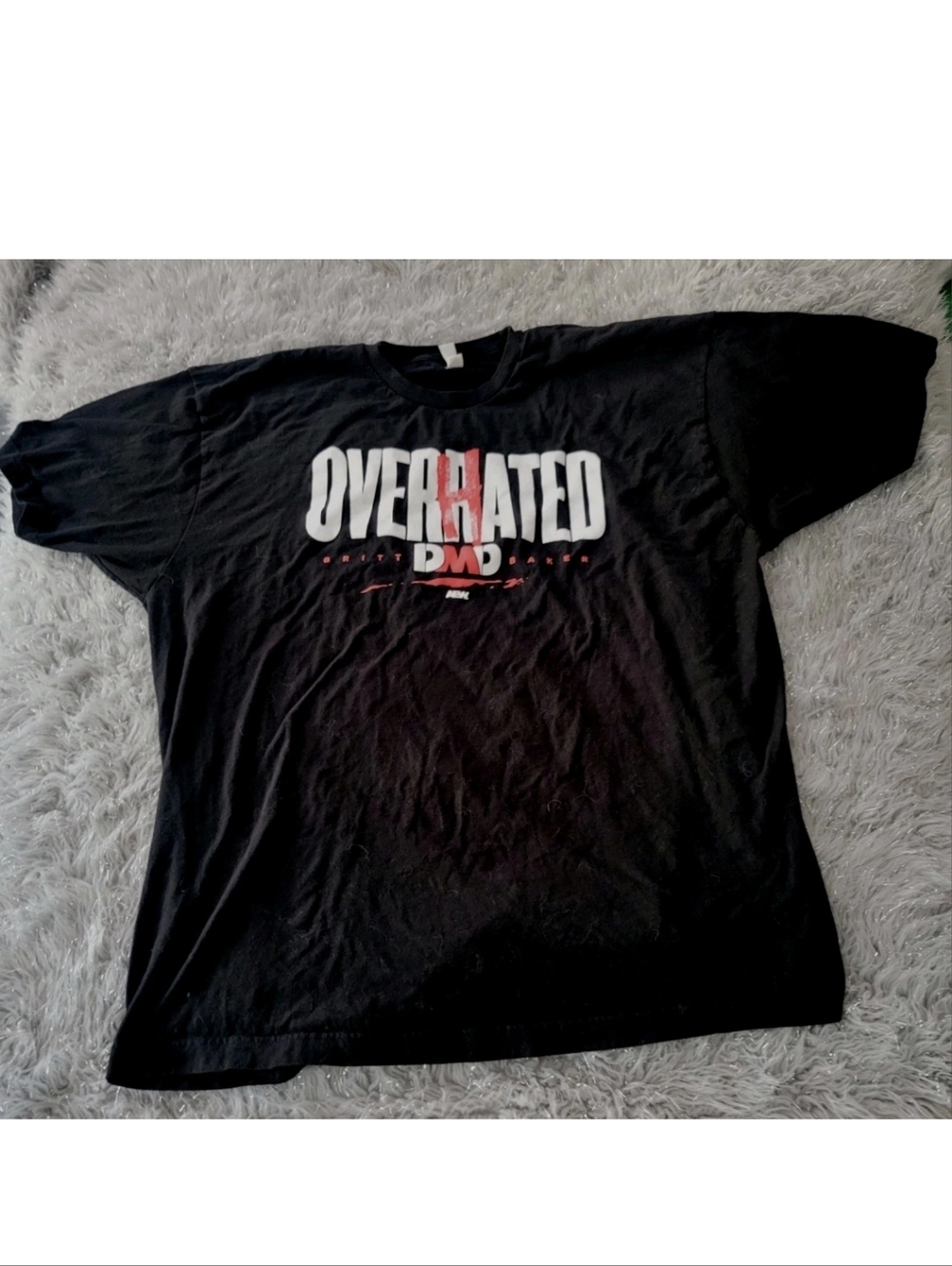 Wrestling T Shirt AEW Dr Britt Baker Over Hated DMD AEW Crate 100% Cotton 3XL